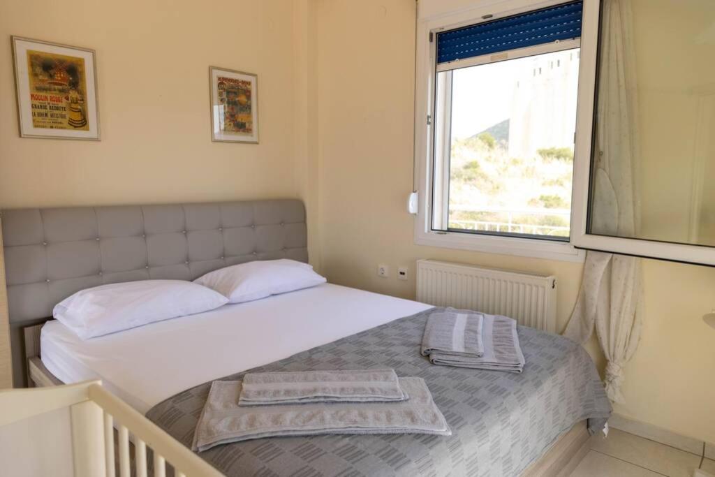 Port View House-Comfy Family Apartment-Panoramic View Néa Péramos Εξωτερικό φωτογραφία