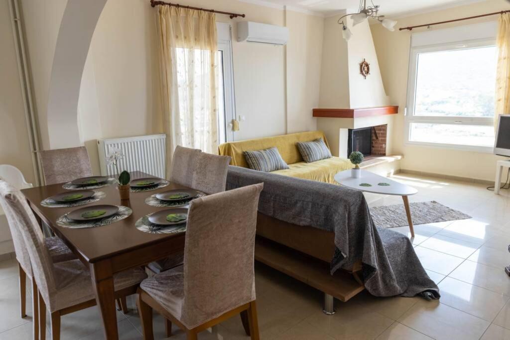 Port View House-Comfy Family Apartment-Panoramic View Néa Péramos Εξωτερικό φωτογραφία